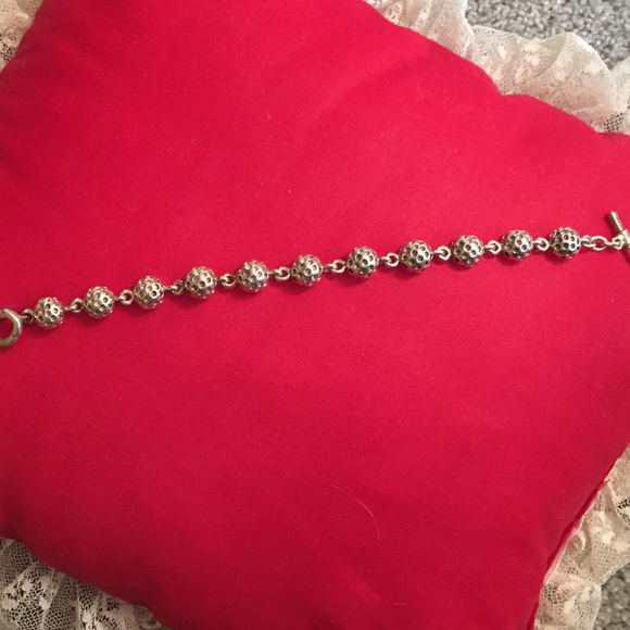 Sterling Silver Golf Theme Bracelet - Picture 2 of 4